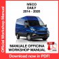 WORKSHOP MANUAL SERVICE REPAIR IVECO DAILY (2014-2020) (EN)