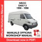 WORKSHOP MANUAL SERVICE REPAIR IVECO DAILY 2 (1990-1998) (EN)