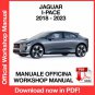 WORKSHOP MANUAL SERVICE REPAIR JAGUAR I-PACE X590 (2018-2023) (EN)