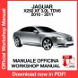 WORKSHOP MANUAL SERVICE REPAIR JAGUAR X250 XF (2010-2011) (EN)