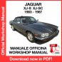 WORKSHOP MANUAL SERVICE REPAIR JAGUAR XJ XJ-S XJ-SC (1983-1987) (EN)