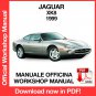 WORKSHOP MANUAL SERVICE REPAIR JAGUAR XK8 (1998) (EN)
