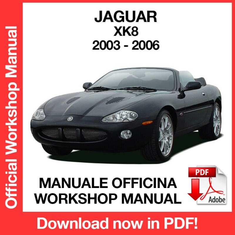 WORKSHOP MANUAL SERVICE REPAIR JAGUAR XK8 (2003-2006) (EN)