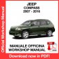 WORKSHOP MANUAL SERVICE REPAIR JEEP COMPASS (2007-2016) (EN)