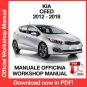 WORKSHOP MANUAL SERVICE REPAIR KIA CEED (2012-2018) (EN)