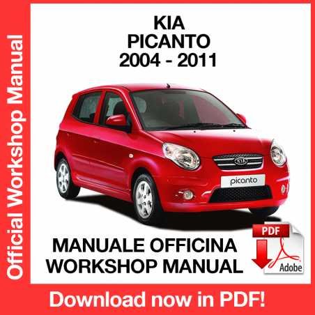 WORKSHOP MANUAL SERVICE REPAIR KIA PICANTO (2004-2011) (EN)