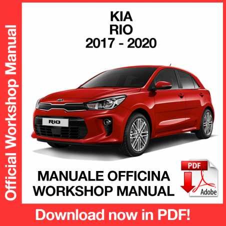 WORKSHOP MANUAL SERVICE REPAIR KIA RIO (2017-2020) (EN)