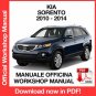 WORKSHOP MANUAL SERVICE REPAIR KIA SORENTO (2010-2014) (EN)