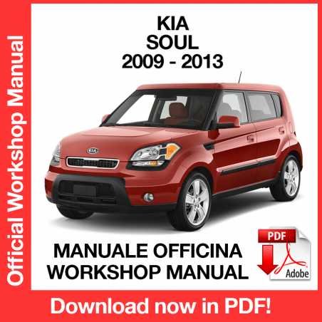 WORKSHOP MANUAL SERVICE REPAIR KIA SOUL (2009-2013) (EN)