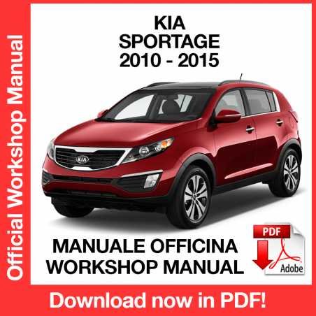 WORKSHOP MANUAL SERVICE REPAIR KIA SPORTAGE (2010-2015) (EN)