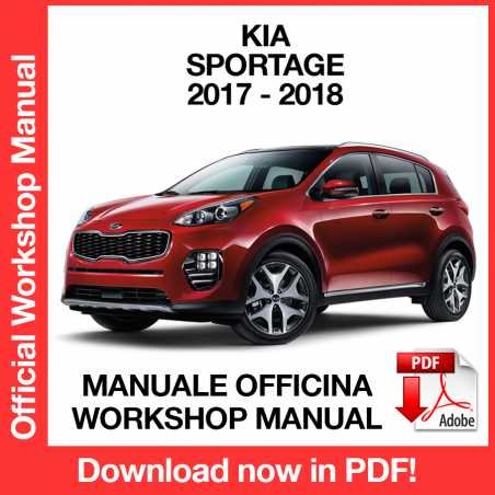 WORKSHOP MANUAL SERVICE REPAIR KIA SPORTAGE (2017-2018) (EN)