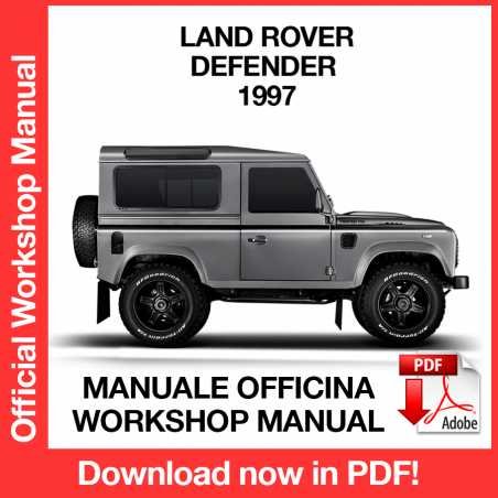 WORKSHOP MANUAL SERVICE REPAIR LAND ROVER DEFENDER (1997) (EN)