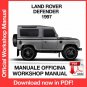 WORKSHOP MANUAL SERVICE REPAIR LAND ROVER DEFENDER (1997) (EN)
