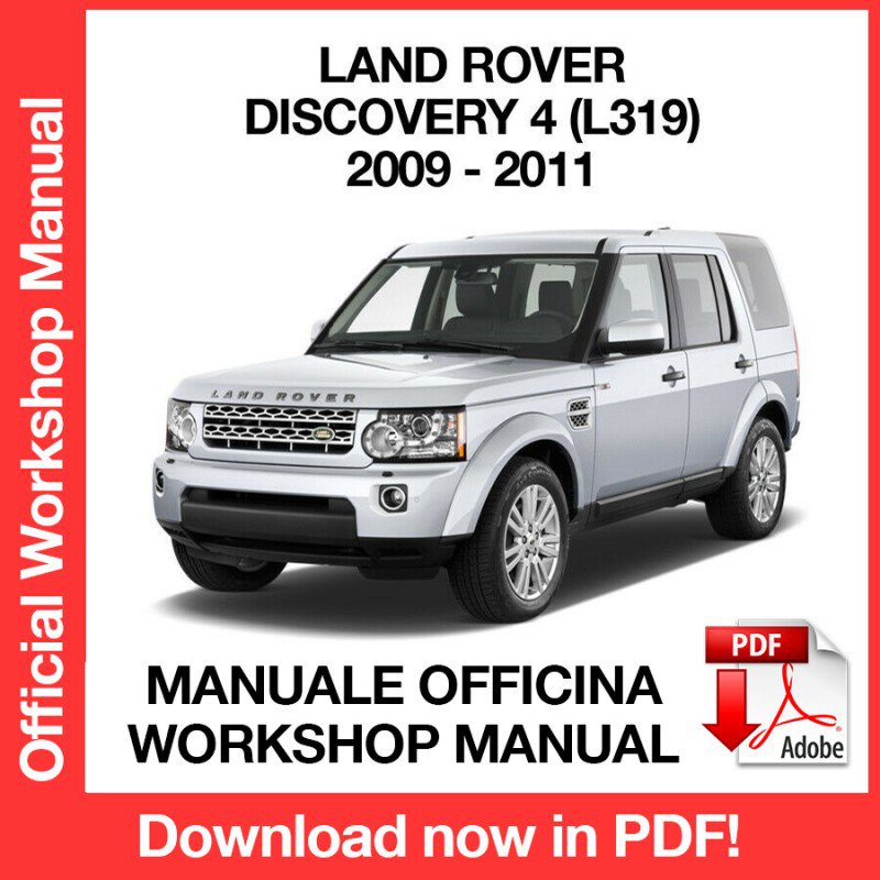 WORKSHOP MANUAL SERVICE REPAIR LAND ROVER DISCOVERY 4 (2009-2011) (EN)