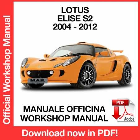 WORKSHOP MANUAL SERVICE REPAIR LOTUS ELISE (2004-2012) (EN)