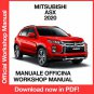 WORKSHOP MANUAL SERVICE REPAIR MITSUBISHI ASX (2020) (EN)
