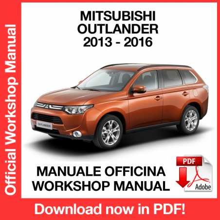 WORKSHOP MANUAL SERVICE REPAIR MITSUBISHI OUTLANDER (2013-2016) (EN)