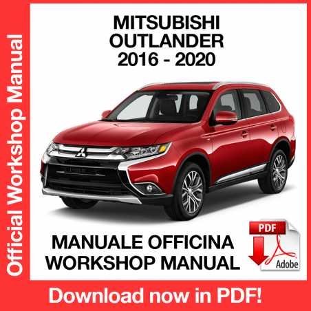 WORKSHOP MANUAL SERVICE REPAIR MITSUBISHI OUTLANDER (2016-2020) (EN)
