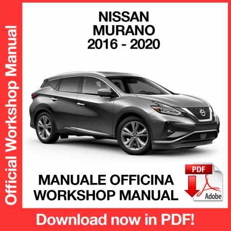 WORKSHOP MANUAL SERVICE REPAIR NISSAN MURANO Z52 (2016-2020) (EN)