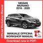 WORKSHOP MANUAL SERVICE REPAIR NISSAN MURANO Z52 (2016-2020) (EN)