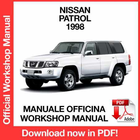 WORKSHOP MANUAL SERVICE REPAIR NISSAN PATROL Y61 (1998) (EN)