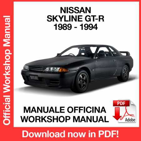 WORKSHOP MANUAL SERVICE REPAIR NISSAN SKYLINE GT-R R32 (1989-1994) (EN)