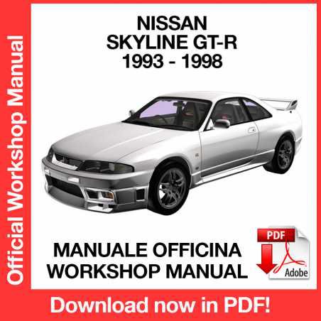 WORKSHOP MANUAL SERVICE REPAIR NISSAN SKYLINE GT-R R33 (1993-1998) (EN)