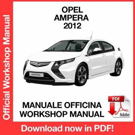 WORKSHOP MANUAL SERVICE REPAIR OPEL AMPERA (2012) (EN)