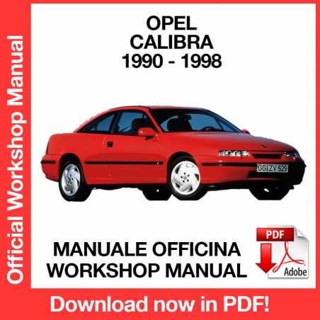 WORKSHOP MANUAL SERVICE REPAIR OPEL CALIBRA (1990-1998) (EN)
