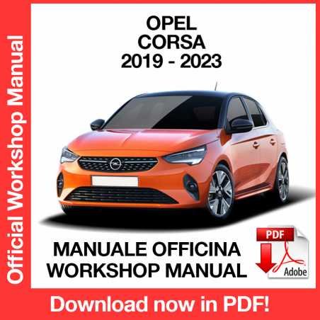 WORKSHOP MANUAL SERVICE REPAIR OPEL CORSA F (2019-2023) (EN)