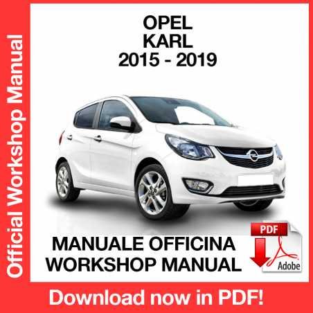 WORKSHOP MANUAL SERVICE REPAIR OPEL KARL (2015-2019) (EN)