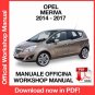 WORKSHOP MANUAL SERVICE REPAIR OPEL MERIVA B (2014-2017) (EN)