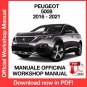 WORKSHOP MANUAL SERVICE REPAIR PEUGEOT 5008 (2016-2021) (EN)
