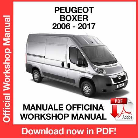 WORKSHOP MANUAL SERVICE REPAIR PEUGEOT BOXER (2006-2017) (EN)