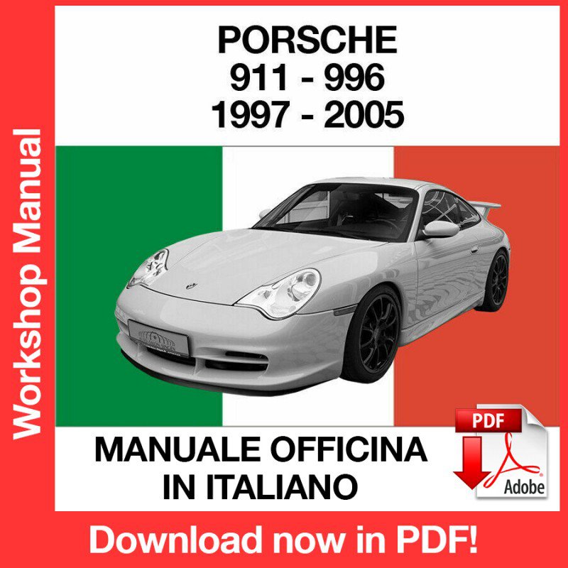 WORKSHOP MANUAL SERVICE REPAIR PORSCHE 911 996 (1997-2005) (EN)