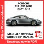 WORKSHOP MANUAL SERVICE REPAIR PORSCHE 911 997 MK2 (2009-2012) (EN)