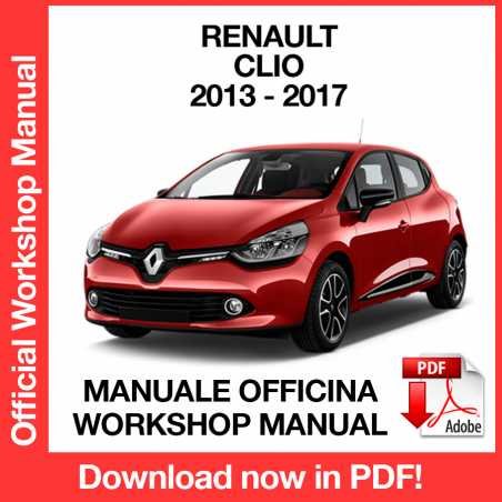 WORKSHOP MANUAL SERVICE REPAIR RENAULT CLIO IV X98 (2013-2017) (EN)