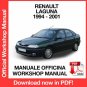 WORKSHOP MANUAL SERVICE REPAIR RENAULT LAGUNA I (1994-2001) (EN)