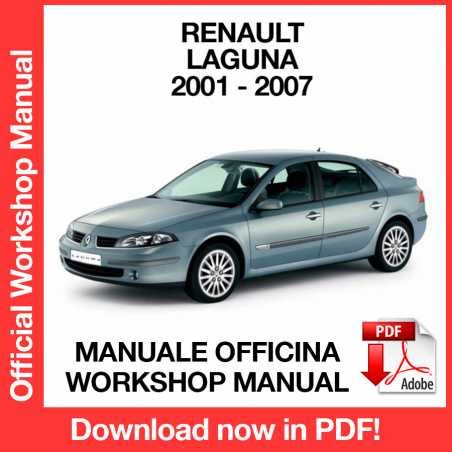 WORKSHOP MANUAL SERVICE REPAIR RENAULT LAGUNA II X74 (2001-2007) (EN)