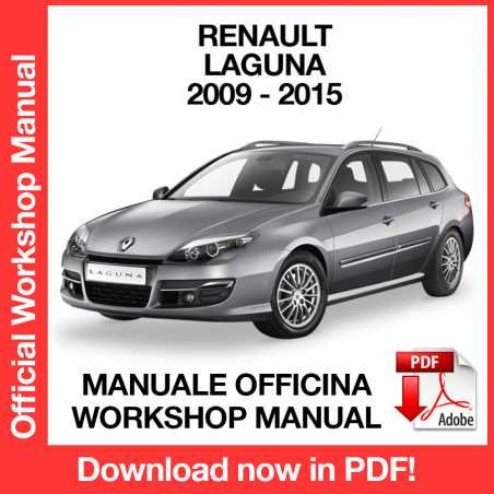 WORKSHOP MANUAL SERVICE REPAIR RENAULT LAGUNA III X91 (2009-2015) (EN)
