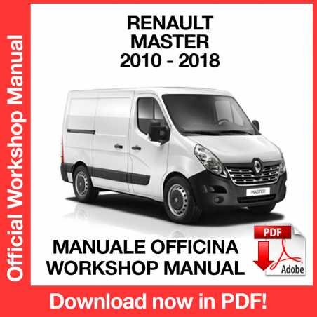 WORKSHOP MANUAL SERVICE REPAIR RENAULT MASTER III X62 (2010-2018) (EN)