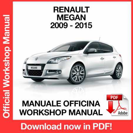 WORKSHOP MANUAL SERVICE REPAIR RENAULT MEGANE III X95 (2009-2015) (EN)