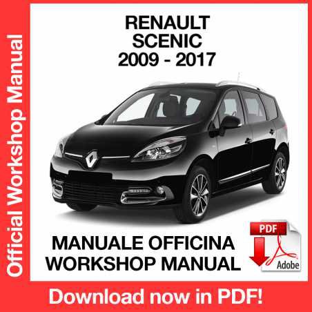 WORKSHOP MANUAL SERVICE REPAIR RENAULT SCENIC III J95 (2009-2017) (EN)