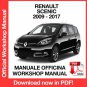 WORKSHOP MANUAL SERVICE REPAIR RENAULT SCENIC III J95 (2009-2017) (EN)