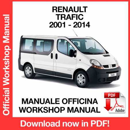 WORKSHOP MANUAL SERVICE REPAIR RENAULT TRAFIC II X83 (2001-2014) (EN)