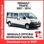 WORKSHOP MANUAL SERVICE REPAIR RENAULT TRAFIC II X83 (2001-2014) (EN)