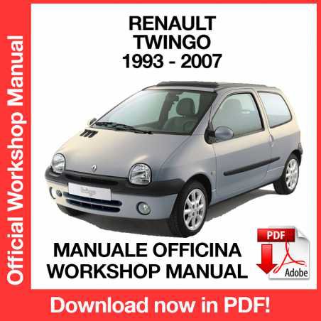 WORKSHOP MANUAL SERVICE REPAIR RENAULT TWINGO I X06 (1993-2007) (EN)