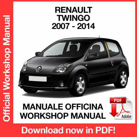 WORKSHOP MANUAL SERVICE REPAIR RENAULT TWINGO II X44 (2007-2014) (EN)