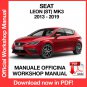 WORKSHOP MANUAL SERVICE REPAIR SEAT LEON (ST) MK3 (2013-2019) (EN)