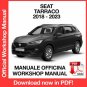 WORKSHOP MANUAL SERVICE REPAIR SEAT TARRACO (2018-2023) (EN)
